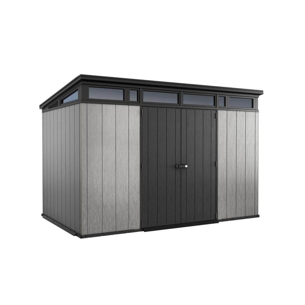 UPC 731161052521 product image for Artisan 11 ft. W x 7 ft. D Large Modern Durable Resin Plastic Storage Shed with  | upcitemdb.com