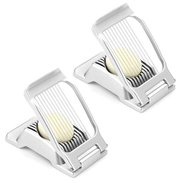 8.25 Inch Egg Slicer With Stainless Steel Wires - Creates 6 Perfect Wedges
