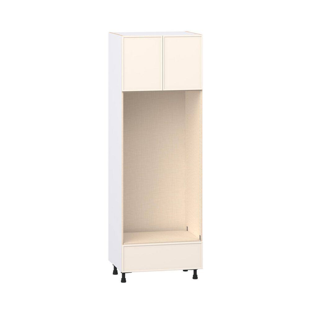 Fairview 30 in. W x 24 in. D x 89.5 in. H Assembled Slim Shaker Double Oven Kitchen Cabinet in Washed Linen with Drawer price history on PriceWatchPro