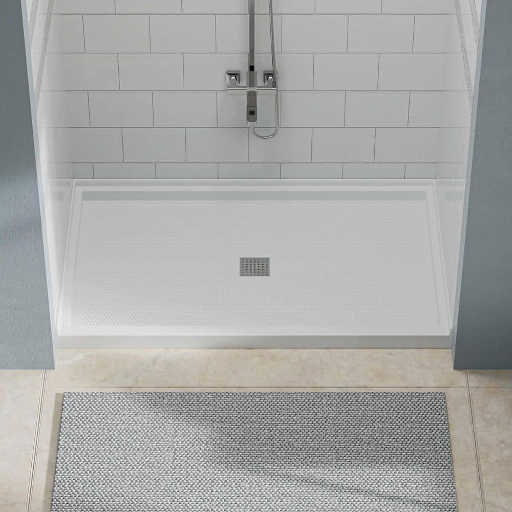 36 in. L x 60 in. W Alcove Shower Pan Base with Center Drain price history on PriceWatchPro