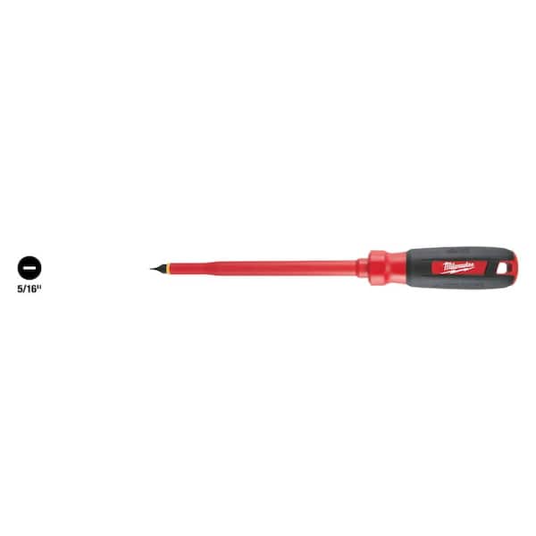 5/16 in. Slotted 7 in. 1000-Volt Insulated Screwdriver
