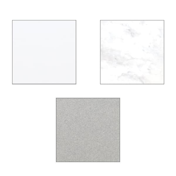 Transolid Saramar Shower Sample Kit in White/Gray