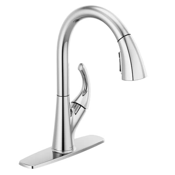 Peerless Parkwood Single-Handle Pull-Down Sprayer Kitchen Faucet in Chrome