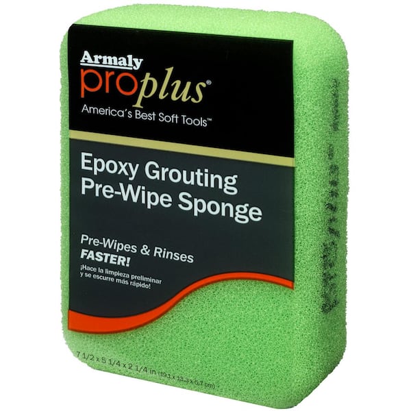 Richard Extra Absorbent Foam Grout & Tile Sponge Smoothes, Wipes, Buffs &  Cleans