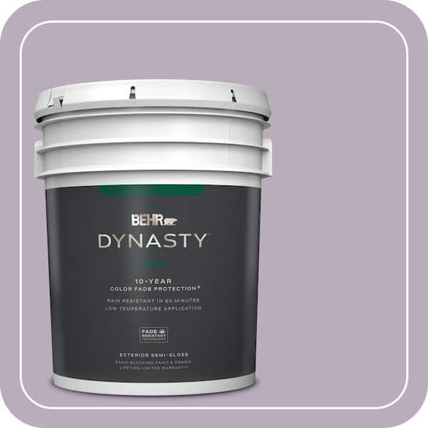 BEHR DYNASTY 5 gal. Home Decorators Collection #HDC-SP14-12 Exclusive Violet Semi-Gloss Enamel Exterior Stain-Blocking Paint & Primer