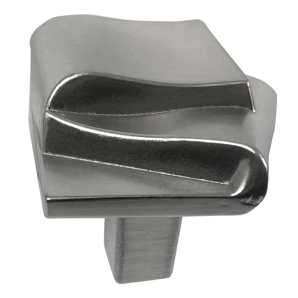 Brushed Nickel Square Modern Cabinet Knob