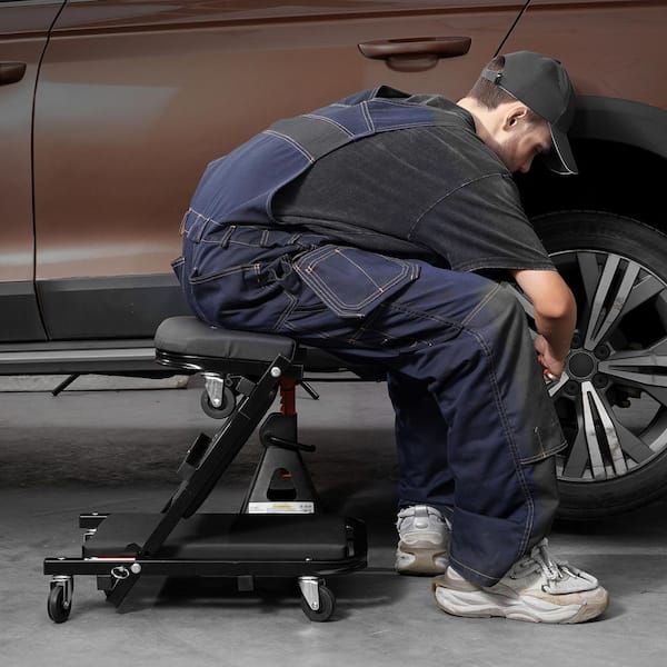 VEVOR Foldable Z Garage Creeper,40 in.,450 lbs. Load Capacity