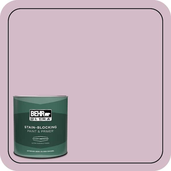 BEHR ULTRA 1 qt. #T12-16 Queens Tart Extra Durable Semi-Gloss Enamel Interior Paint & Primer