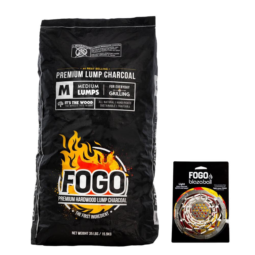 35 lbs. Premium Lump Charcoal and Blazaball Chimney price history on PriceWatchPro