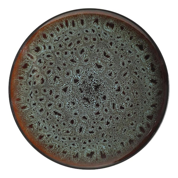 Gibson Elite Kyoto 16Piece Teal Double Bowl Dinnerware Set (Service