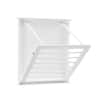 DANYA B Folding Wall Mounted Drying Rack - White BQ1038 - The Home Depot