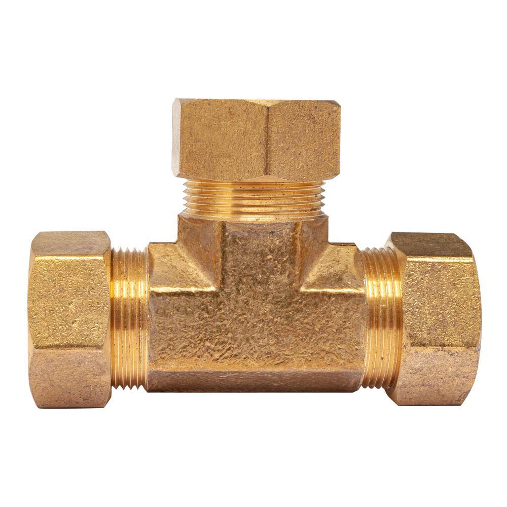 7/8 in. O.D. Comp Brass Compression Tee Fitting (3-Pack) price history on PriceWatchPro