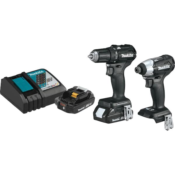 Makita 18V LXT Sub-Compact Lithium-Ion Brushless Cordless 2-piece Combo Kit (Driver-Drill/ Impact Driver) 2.0Ah