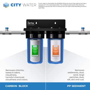 4.5 in. x 10 in. Whole House Replacement Water Filter Cartridge, Sediment Filter and CTO Carbon Block Filter