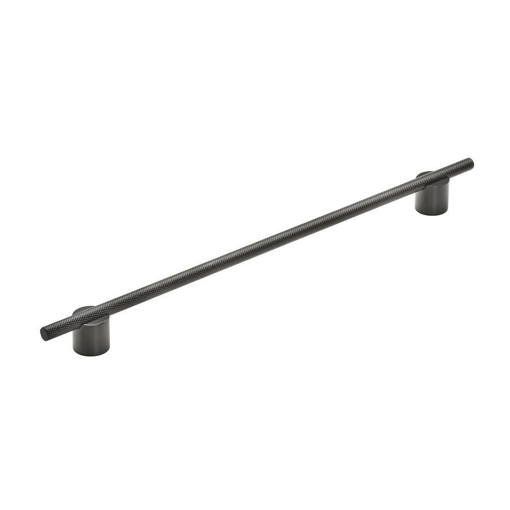 Transcendent 12-5/8 in. (320mm) Modern Matte Black Bar Cabinet Pull