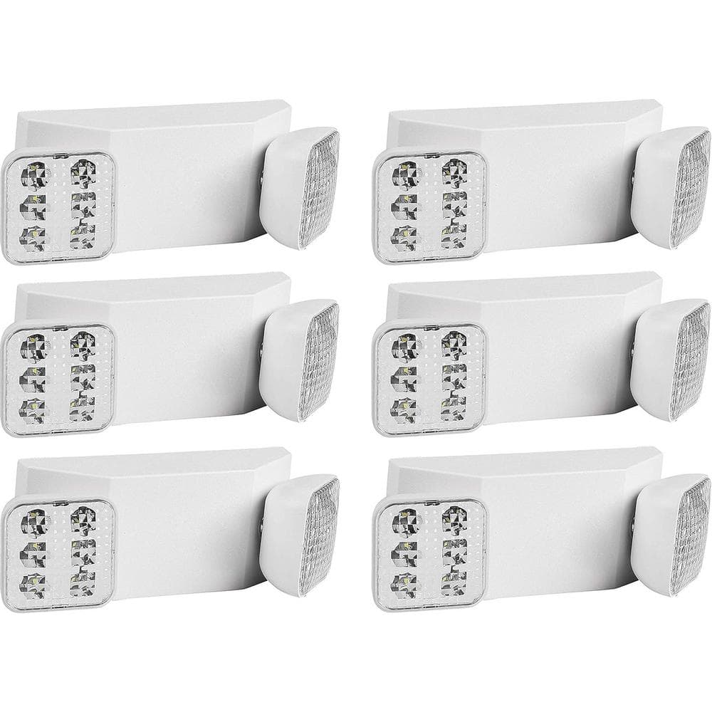 CIATA 75-Watt Equivalent Ultra-Bright Integrated LED White Emergency ...