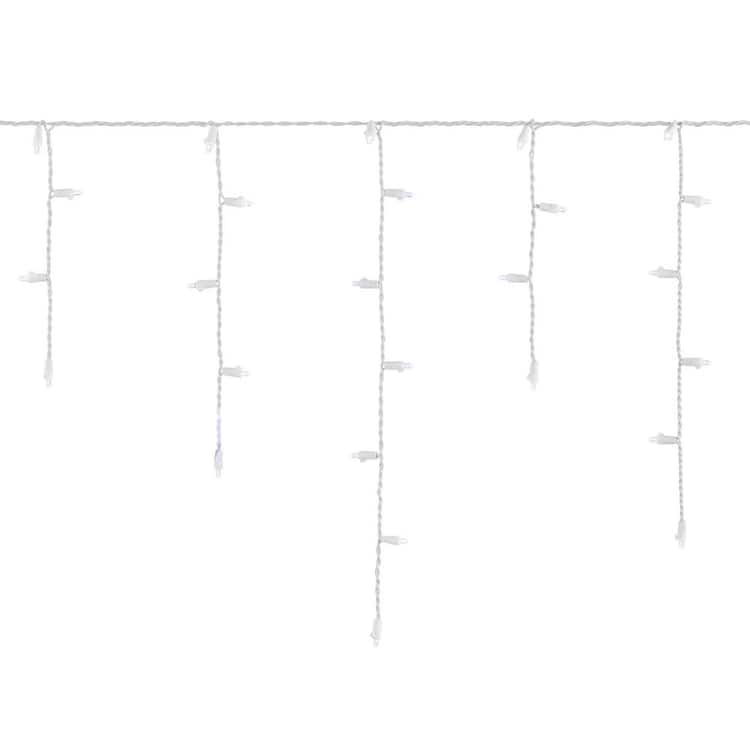 Home Accents Holiday 200L Cool White Christmas LED Dome Icicle Lights Home Depot Inventory
