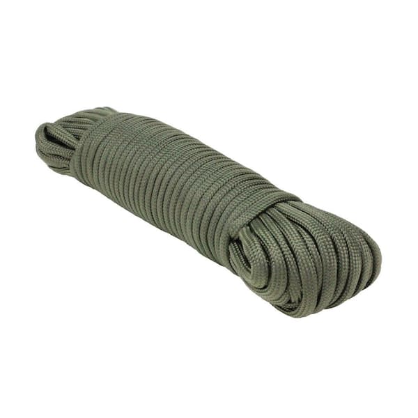 Extreme Max Type III 550 Paracord Commercial Grade - 5/32 in. x 250 ft., OD Green
