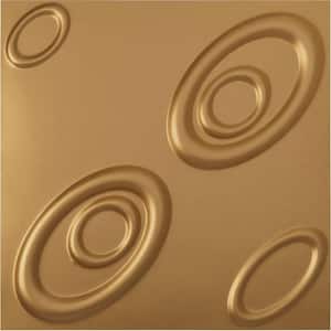 19 5/8 in. x 19 5/8 in. Maria EnduraWall Decorative 3D Wall Panel, Gold (12-Pack for 32.04 Sq. Ft.)