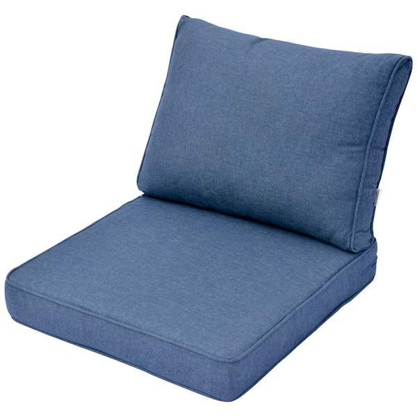 Deep Seating Loveseat Cushion Set, High-Quality Olefin Fabric