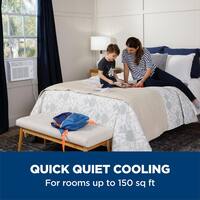 5,000 BTU 115-Volt Window Air Conditioner for 150 sq. ft. Rooms in White