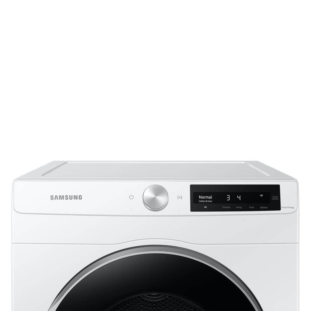 Samsung 4.0 cu. ft. White Smart Electric Dryer with AI Dial
