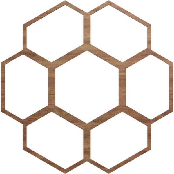 Ekena Millwork 26 in. x 9.125 in. x 0.375 in. Wood Medallion Moulding