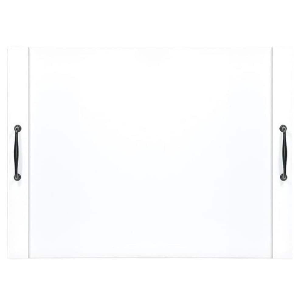 29.5 in. x 22 in. Noodle Board Stove Cover with 2-Metal Handles for Electric Gas Stove Top, White Finish Bamboo Wood price history on PriceWatchPro