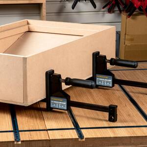 40 in. Woodworking Parallel Clamps Jaw Bar Clamp Spreader Tool 3-3/4 in. Throat Depth (2-Pack)