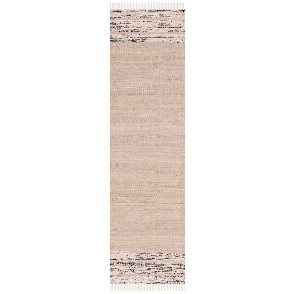 Natura 2 ft. x 9 ft. Natural/Black Striped Border Runner Rug price history on PriceWatchPro