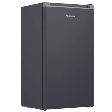 Frigidaire 3.2 cu. ft. Sleek Mini Refrigerator in Gray with Recessed Handle and Reversible Door EFR395-SLATE-6COM