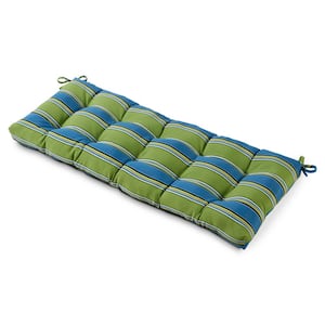 51 in. x 18 in. Cayman Stripe Rectangle Outdoor Bench Cushion