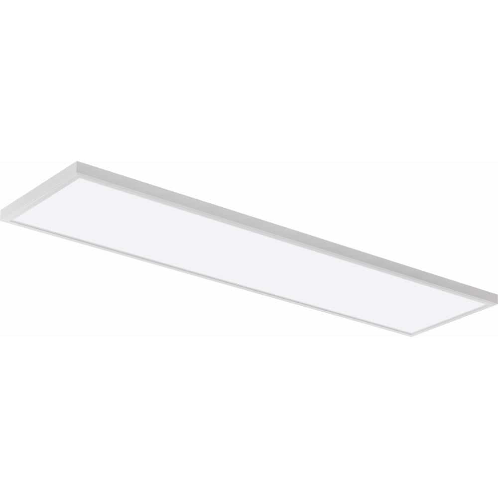 Sleek 47" White Aluminum LED Ceiling Panel with Dimmable Light