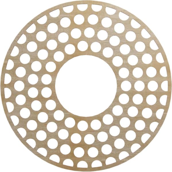 Ekena Millwork 0.25 in. x 30 in. x 30 in. Wood Medallion Moulding