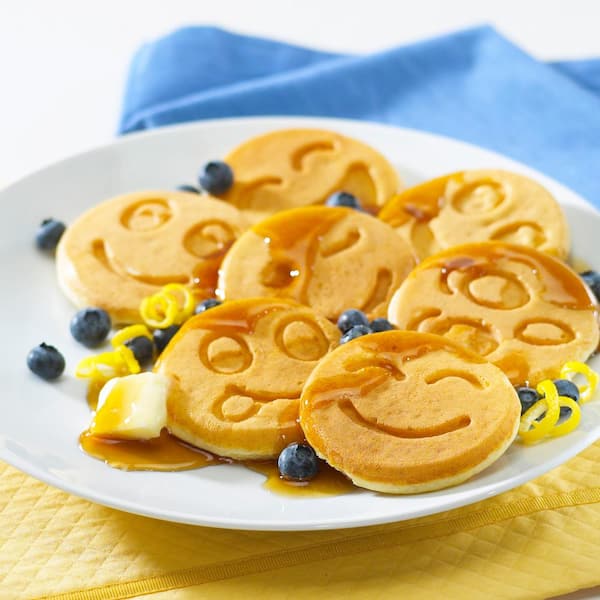 Happy Face Emoji 7 Mold Mini Pancake Maker Happy Face Emoji 7 Mold Mini Pancake Maker