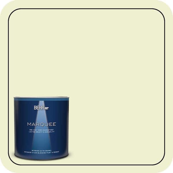 BEHR MARQUEE 1 qt. #410A-1 Monet Moonrise Satin Enamel Interior Paint & Primer