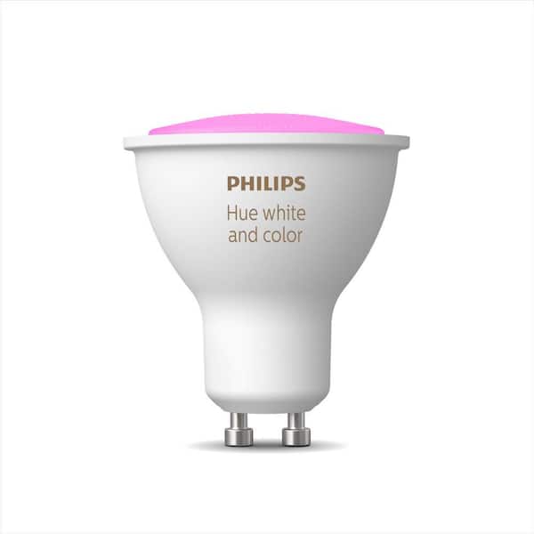 Philips Hue White Color Ambiance MR16 LED 40W Equivalent Smart Bulb with Bluetooth 542332 The Home Depot
