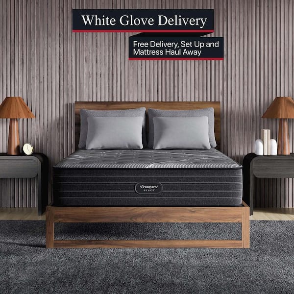 Beautyrest Black B-Class Queen Medium 13.75 in. Standard Profile Mattress Set