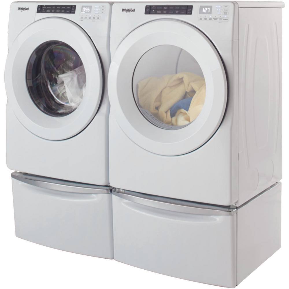 Buy 4.3 cu. ft. White Closet Depth Stackable Front Load Washing Machine with Single Dose