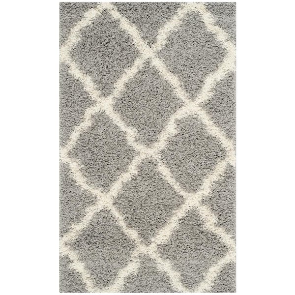 Townsend 3 ft. x 5 ft. Gray/Ivory Geometric Area Rug