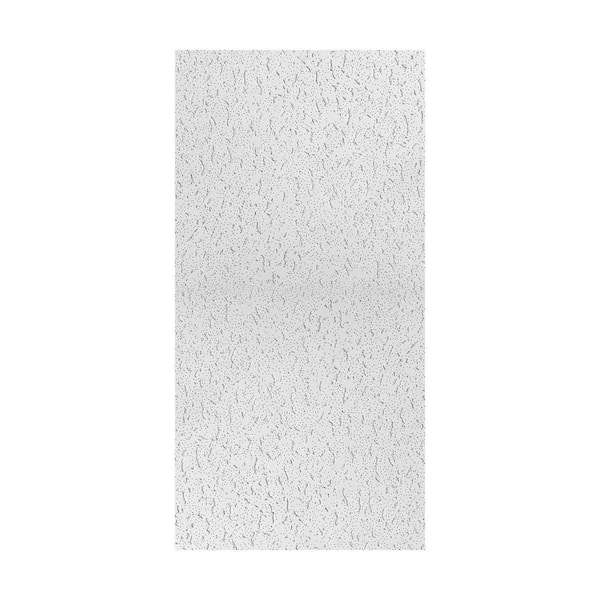 USG Ceilings 2 ft. x 4 ft. Fifth Avenue White Square Edge Lay-In Ceiling Tile, case of 3 (24 sq. ft.)