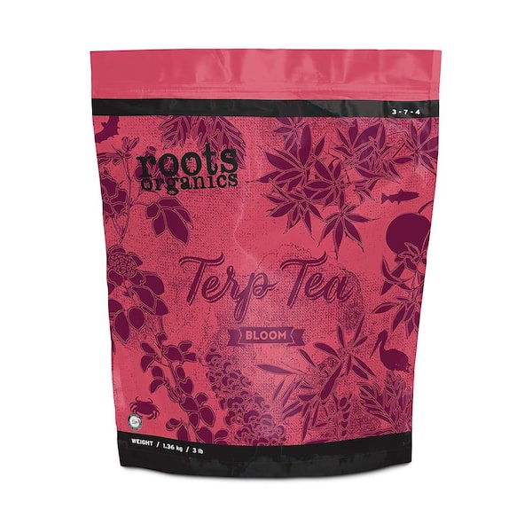 Terp Tea Bloom Natural Dry Gardening Fertilizer, 3 lbs. Bag