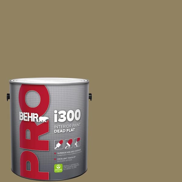 BEHR PRO 1 gal. #PPU8-02 Gingko Tree Dead Flat Interior Paint