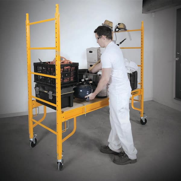 MetalTech Jobsite 6 ft. Baker Style Rolling Scaffold MetalTech Jobsite 6 ft. Baker Style Rolling Scaffold