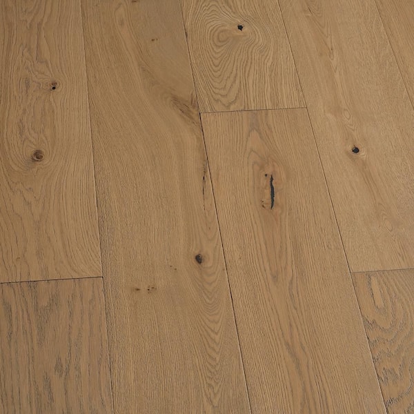 Malibu Wide Plank Sunset Cliffs French Oak 3/8 in. T x 6.5 in. W Click Lock Wirebrushed Engineered Hardwood Flooring (945.5 sq.ft./pallet)