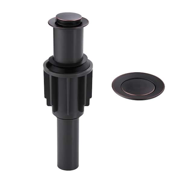 ALEASHA 2.2 in. Bathroom and Vessel Sink Pop-Up Drain Stopper Without Overflow in Oil Rubbed Bronze