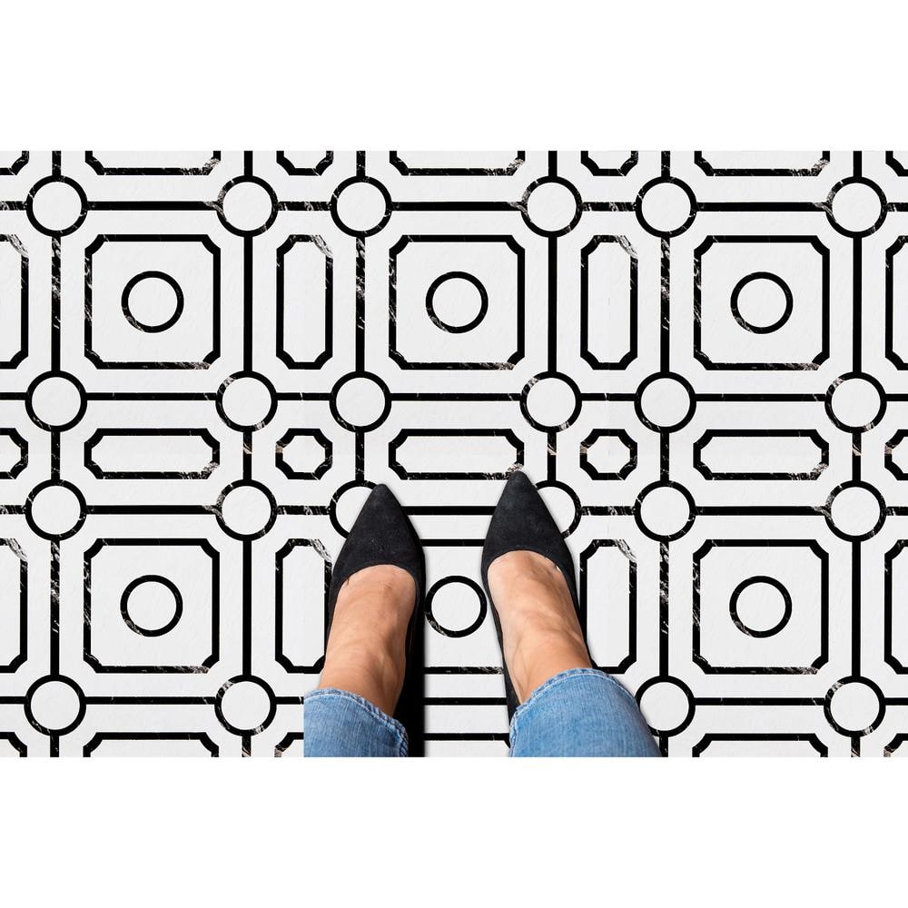 Carrera Pattern 12" x 12" Self-Adhesive Vinyl Floor Tiles