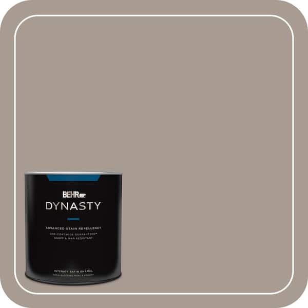 BEHR DYNASTY 1 qt. Home Decorators Collection #HDC-NT-18G Frosted Cocoa Satin Enamel Interior Stain-Blocking Paint & Primer