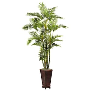 6.5 ft. Artificial Areca with Decorative planter