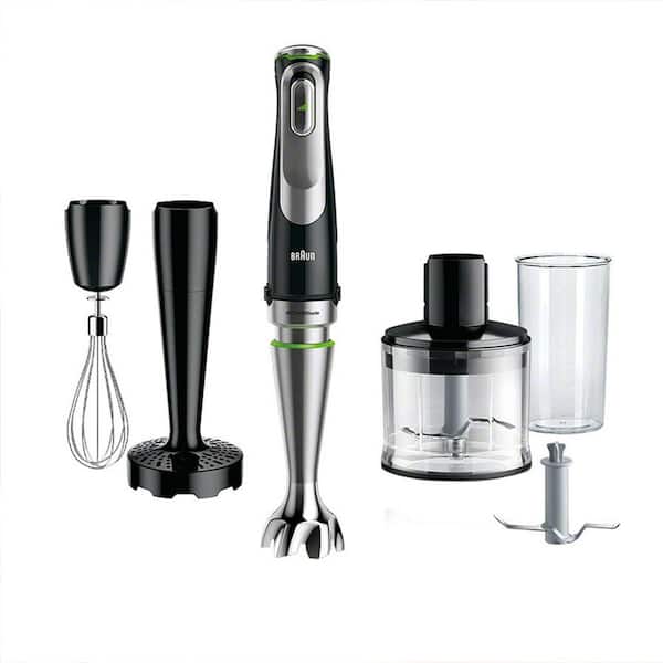 Braun MultiQuick MQ9137XI Advanced Smart Speed SS and Black Immersion Blender with Active Power Drive Technology